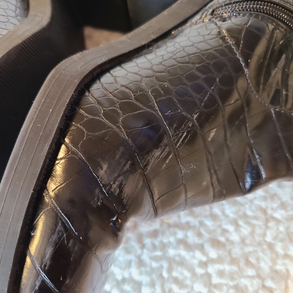 Bleecker & Bond - Rita - Croc print booties - Picture 8 of 11